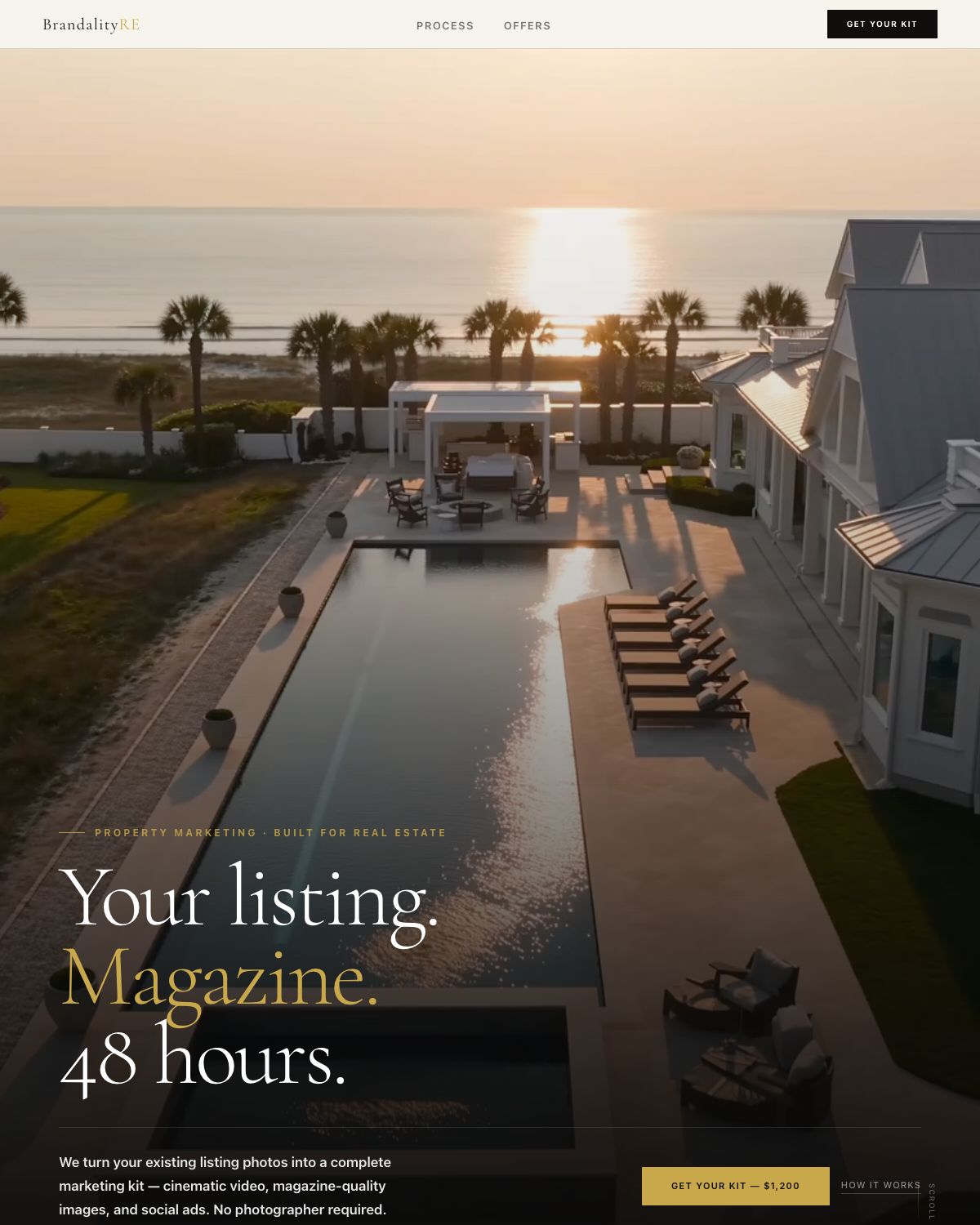BrandalityRE — cinematic real-estate listing marketing